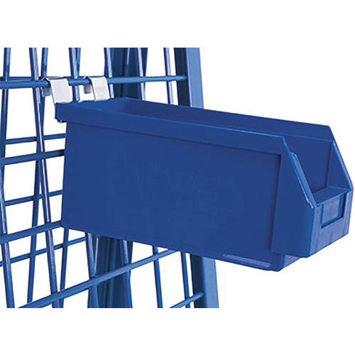Závesný box na materiál, modrý, 140 x 290 x 130 mm Závesný box na materiál, modrý, 140 x 290 x 130 mm