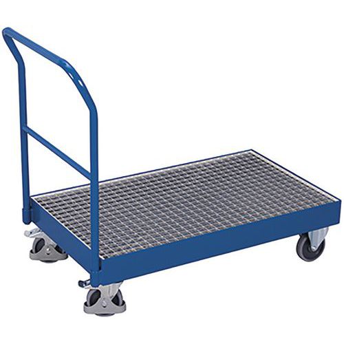 Pojazdné záchytné vane s roštom, do 250 kg, 42,5 l, 110 x 60 x 101 cm Pojazdné záchytné vane s roštom, do 250 kg, 42,5 l, 110 x 60 x 101 cm