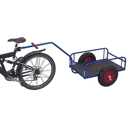 Dvojkolesové vozíky za bicykel, nafukovacie kolesá