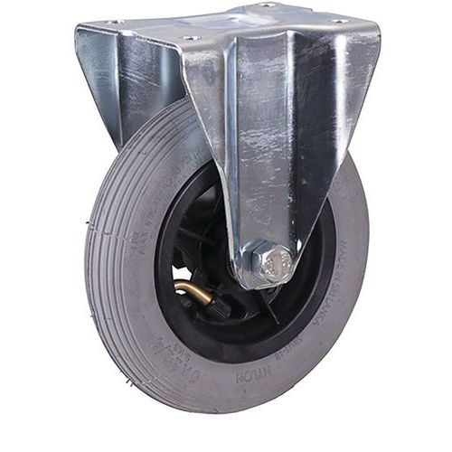 Nafukovacie pojazdové kolesá s prírubou, priemer 150 - 230 mm, valčekové ložisko, pevné