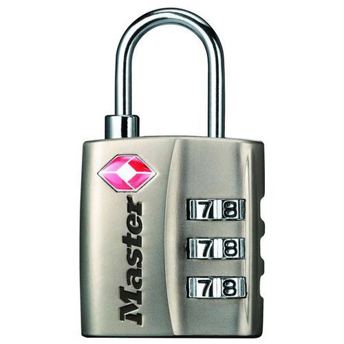 Visiace kombinačné zámky Master Lock TSA