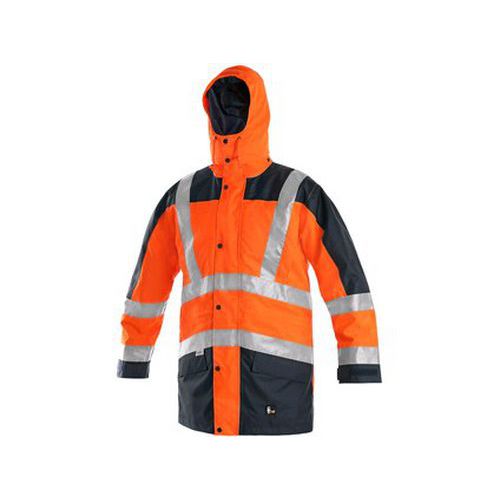 Výstražná bunda CXS LONDON, 5v1, pánska, oranžovo-modrá