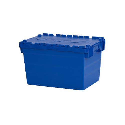 Plastové prepravné boxy ALC s vekom, modré