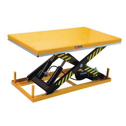 Hydraulický zdvíhací stôl Kraus, do 4 000 kg, doska 200 x 120 cm
