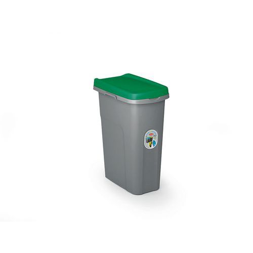 Plastové odpadkové koše HOME ECOSYS na triedený odpad, objem 25 l