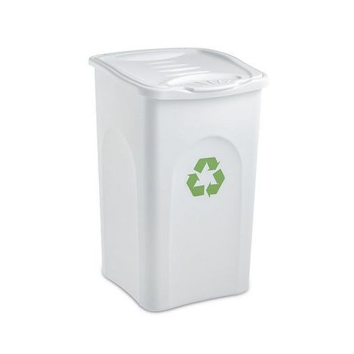 Plastové odpadkové koše BEGREEN na triedený odpad, objem 50 l