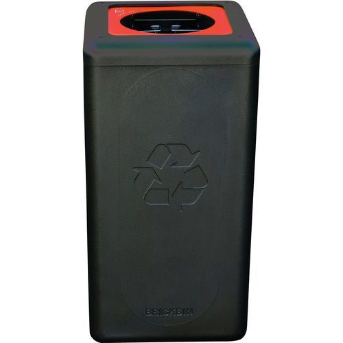 Kruhový odpadkový kôš BrickBin 65 l na plasty