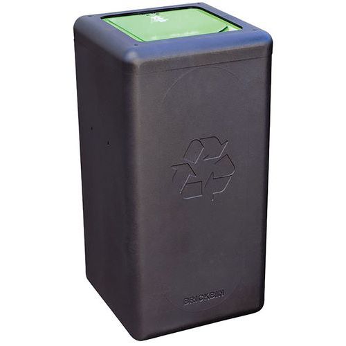Kruhový odpadkový kôš BrickBin 65 l na organický odpad