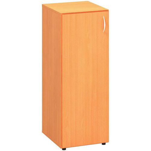 Stredné úzke skrine Alfa 500, 106,3 x 40 x 47 cm, s dvierkami – ľavé vyhotovenie