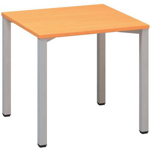 Rovné kancelárske stoly Alfa 200, 80 x 80 x 74,2 cm, rovné vyhotovenie