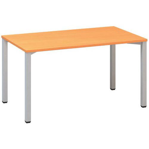 Rovné kancelárske stoly Alfa 200, 140 x 80 x 74,2 cm, rovné vyhotovenie