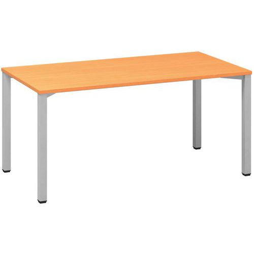 Rovné kancelárske stoly Alfa 200, 160 x 80 x 74,2 cm, rovné vyhotovenie