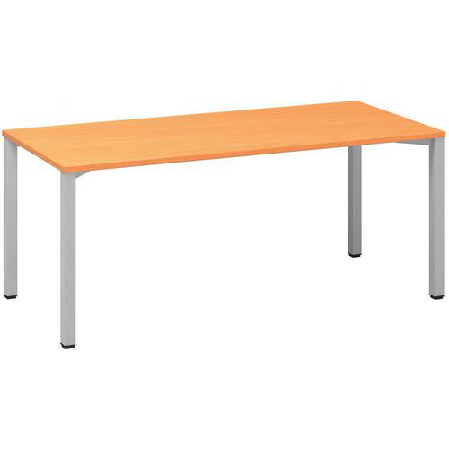 Rovné kancelárske stoly Alfa 200, 180 x 80 x 74,2 cm, rovné vyhotovenie