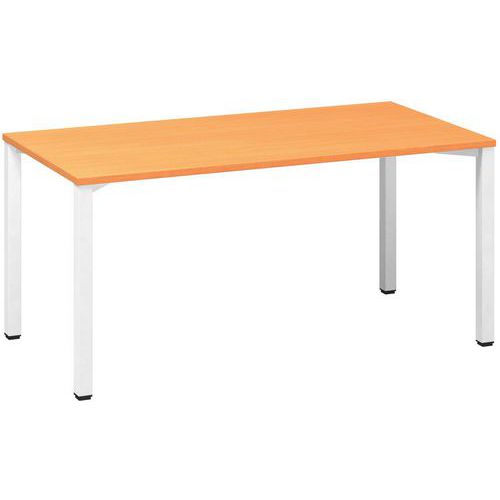Rovné kancelárske stoly Alfa 200, 160 x 80 x 74,2 cm, rovné vyhotovenie