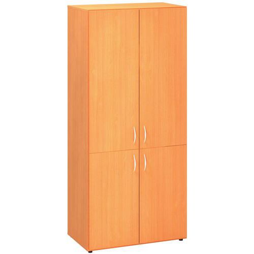 Vysoké široké skrine Alfa 500, 178 x 80 x 47 cm, s dvierkami