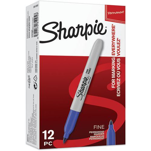 Permanentné popisovače Sharpie, 12 ks