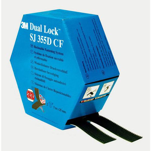 Upevňovacia páska 3M Dual-Lock SJ355DCF, čierna