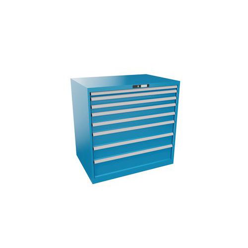 Dielenské zásuvkové skrine LISTA, nosnosť 75 až 200 kg, 1023x725 mm