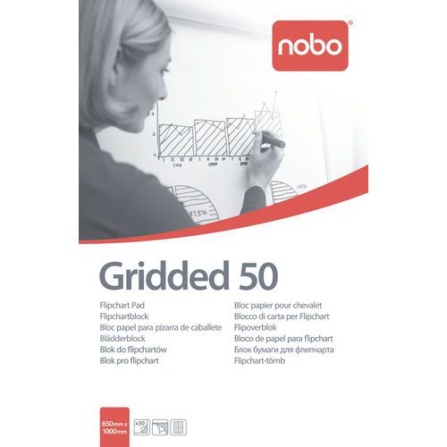 Flipchart papier Nobo, 50 listov
