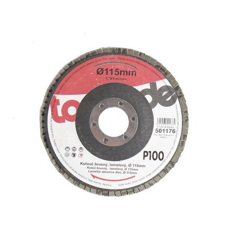 TOPTRADE kotúč brúsny, lamelový, 115 x 22,2 x 2 mm TOPTRADE kotúč brúsny, lamelový, 115 x 22,2 x 2 mm