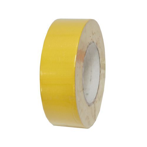 Páska lepiaca, tkaninová, UV odolná, robustná, žltá, 44 mm x 50 m