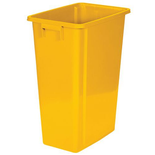 Plastové odpadkové koše Probbax na triedený odpad, bez veka, 60 l