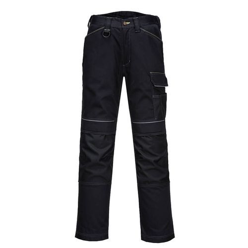 PW3 Dámske elastické pracovné nohavice, čierna