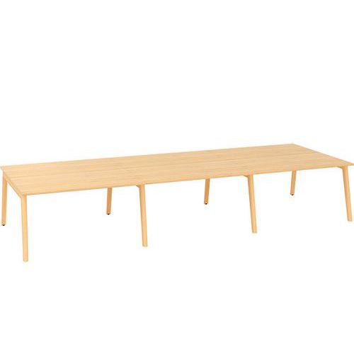 Kancelárske stoly Bench Alfa Root, 420 x 160 x 74,2 cm Kancelárske stoly Bench Alfa Root, 420 x 160 x 74,2 cm
