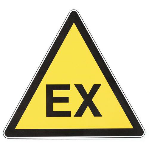 Výstražná tabuľka Manutan Expert - Nebezpečenstvo explózie, hliník, 120 mm Výstražná tabuľka Manutan Expert - Nebezpečenstvo explózie, hliník, 120 mm