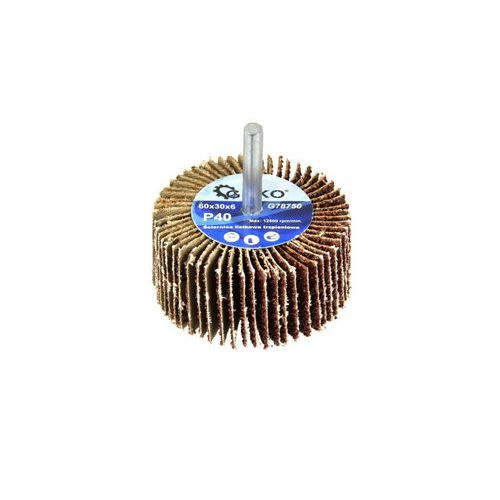 Kotúč brúsny so stopkou, 60x30x6 mm, GEKO