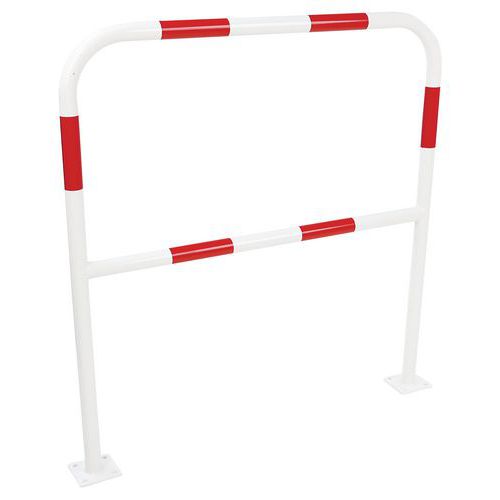 Kovové zábrany Manutan Expert, dĺžka 100 cm, priemer 38 mm