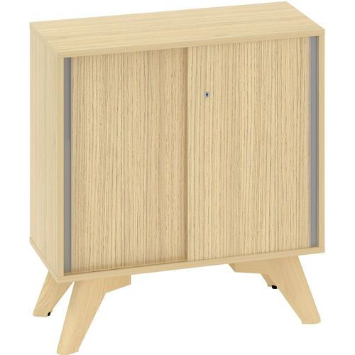 Nízke skrine Alfa Root s posuvnými dvierkami, 1 polica, 80 x 45 x 88,7 cm Nízke skrine Alfa Root s posuvnými dvierkami, 1 polica, 80 x 45 x 88,7 cm