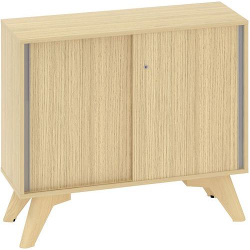 Nízke skrine Alfa Root s posuvnými dvierkami, 1 polica, 100 x 45 x 88,7 cm Nízke skrine Alfa Root s posuvnými dvierkami, 1 polica, 100 x 45 x 88,7 cm