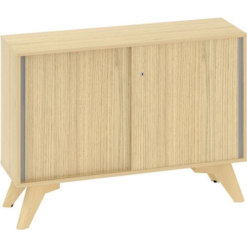 Nízke skrine Alfa Root s posuvnými dvierkami, 1 polica, 120 x 45 x 88,7 cm Nízke skrine Alfa Root s posuvnými dvierkami, 1 polica, 120 x 45 x 88,7 cm