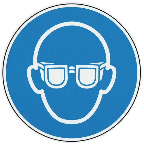 Príkazové značenie Manutan Expert - Povinné ochranné okuliare, hliník Príkazové značenie Manutan Expert - Povinné ochranné okuliare, hliník