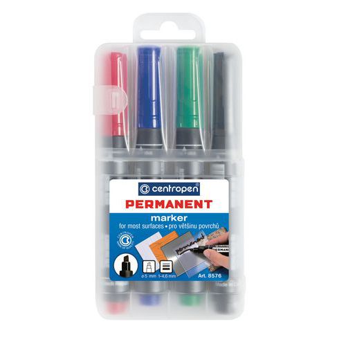Permanentné značkovače Centropen 8576