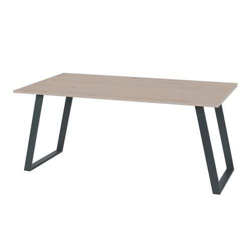 Kancelárske stoly Shape, rovné vyhotovenie, dub