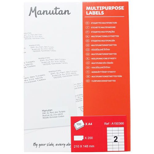 Samolepiace etikety Manutan Expert