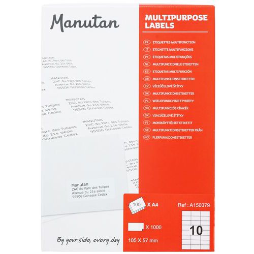 Samolepiace etikety Manutan Expert