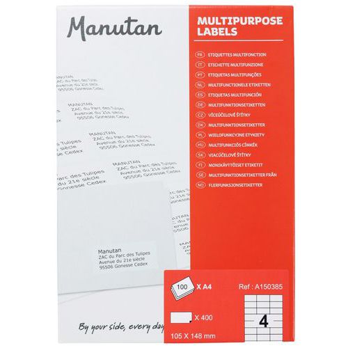 Samolepiace etikety Manutan Expert