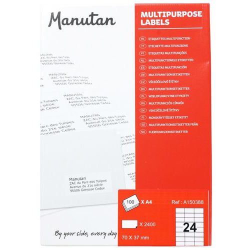 Samolepiace etikety Manutan Expert