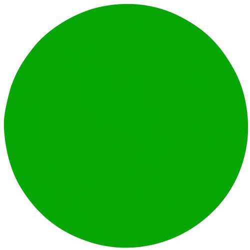 Signalizačné podlahové označenia Manutan Expert, 9 cm, 100 ks