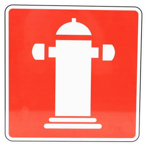 Požiarna tabuľka Manutan Expert - Hydrant, hliník, 350 mm Požiarna tabuľka Manutan Expert - Hydrant, hliník, 350 mm