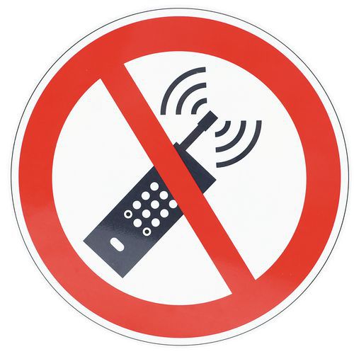 Zákazové značenie Manutan Expert - Zákaz používania mobilných telefónov, hliník, 300 mm Zákazové značenie Manutan Expert - Zákaz používania mobilných telefónov, hliník, 300 mm