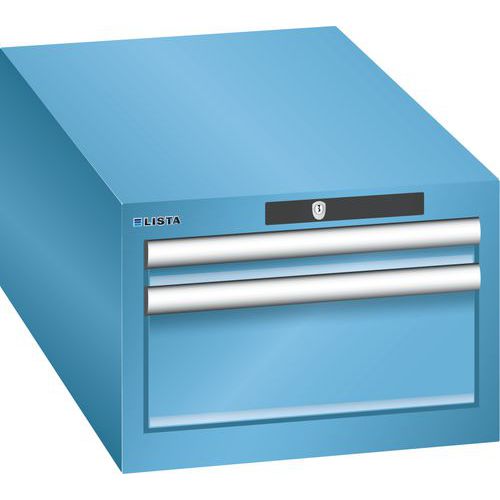 Dielenské zásuvkové skrine Lista, 2 alebo 3 zásuvky, 411x725x283 mm