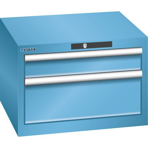 Dielenské zásuvkové skrine Lista, 2,3 alebo 4 zásuvky, 564x572x383mm