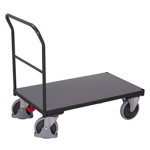 Plošinové vozíky s madlom, do 400 - 500 kg
