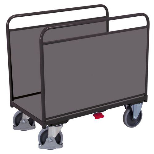 Plošinové vozíky s dvoma stenami, do 400 - 500 kg