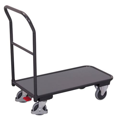 Plošinové vozíky s madlom, do 200 kg