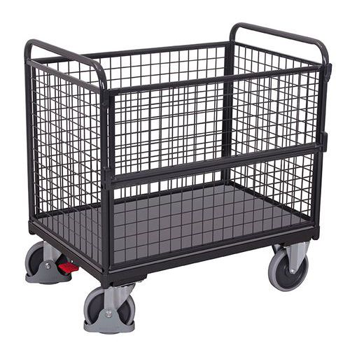 Vozíky so 4 mrežovými stenami, do 500 kg